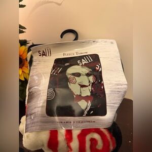 SAW Fleece Throw Blanket